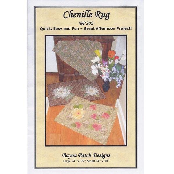 Chenille Rug Pattern By Bayou Patch Designs Quilterswarehouse