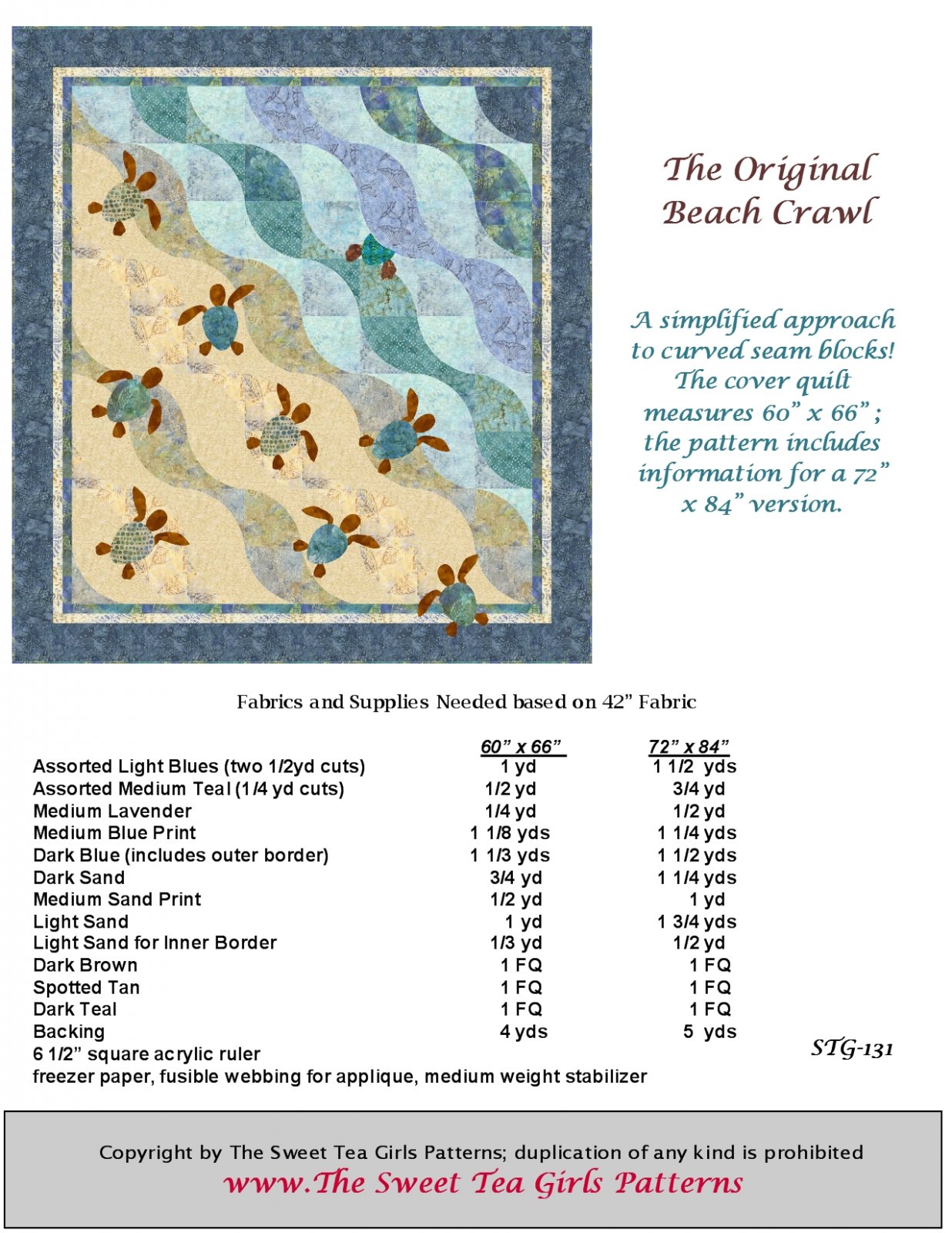 The Original Beach Crawl By Seams Like A Dream Quilt Designs Quilterswarehouse